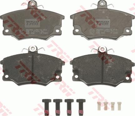 TRW GDB458 - Brake Pad Set, disc brake autospares.lv