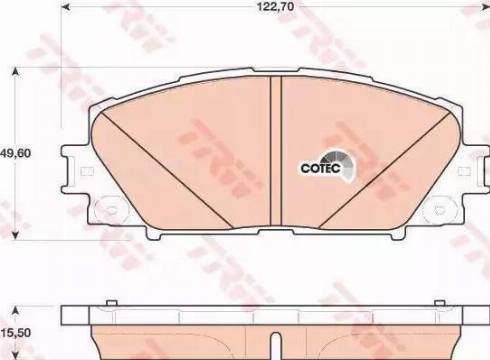 RIDER RD.3323.DB4173 - Brake Pad Set, disc brake autospares.lv