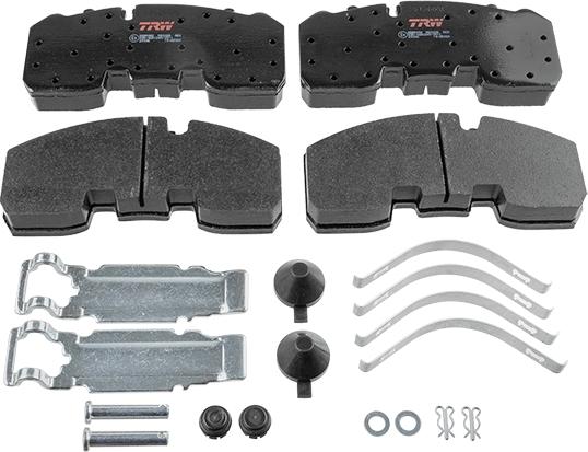 TRW GDB5092 - Brake Pad Set, disc brake autospares.lv