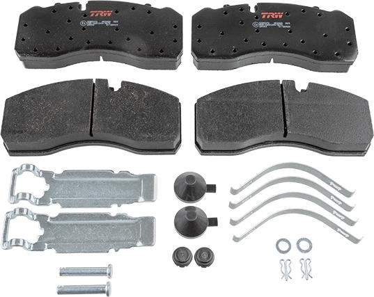 TRW GDB5072 - Brake Pad Set, disc brake autospares.lv