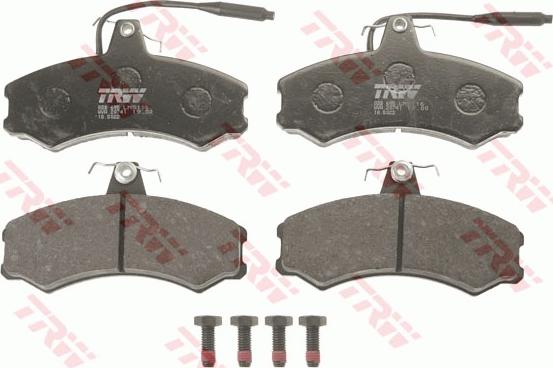 TRW GDB695 - Brake Pad Set, disc brake autospares.lv