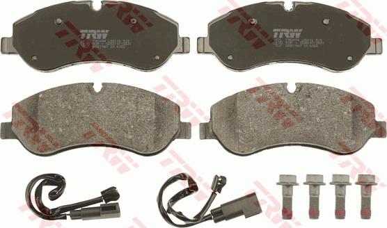 TRW GDB1967 - Brake Pad Set, disc brake autospares.lv