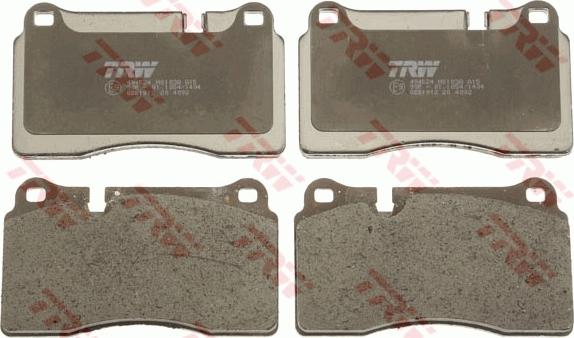 TRW GDB1912 - Brake Pad Set, disc brake autospares.lv