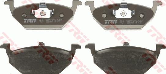 TRW GDB1984 - Brake Pad Set, disc brake autospares.lv