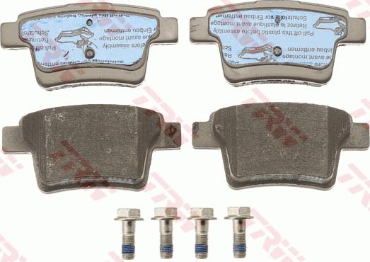 TRW GDB1988 - Brake Pad Set, disc brake autospares.lv