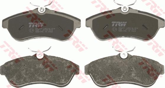 TRW GDB1496 - Brake Pad Set, disc brake autospares.lv