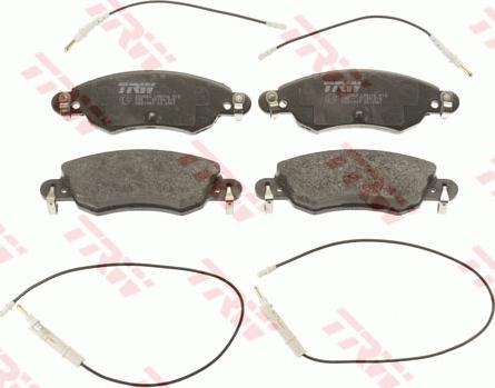 TRW GDB1447 - Brake Pad Set, disc brake autospares.lv