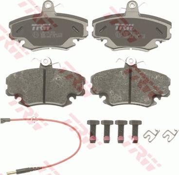 TRW GDB1465 - Brake Pad Set, disc brake autospares.lv