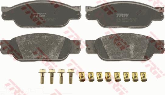 TRW GDB1401 - Brake Pad Set, disc brake autospares.lv