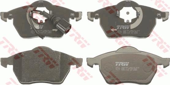 TRW GDB1403 - Brake Pad Set, disc brake autospares.lv