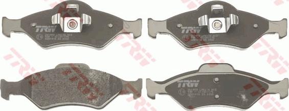 TRW GDB1418 - Brake Pad Set, disc brake autospares.lv