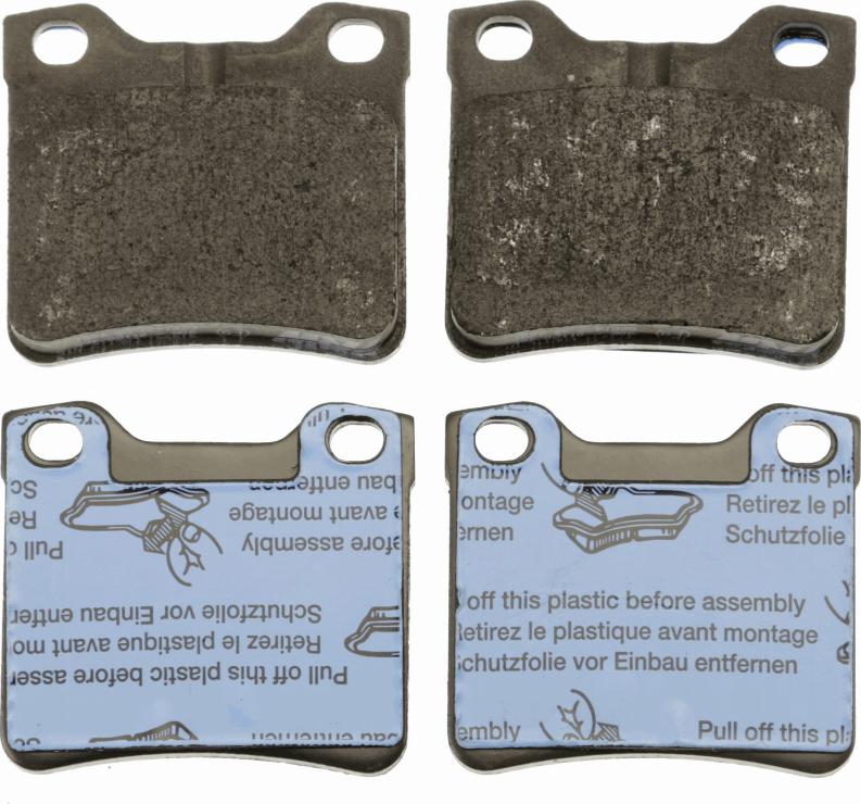 TRW GDB1432 - Brake Pad Set, disc brake autospares.lv