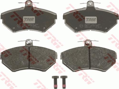 TRW GDB1437 - Brake Pad Set, disc brake autospares.lv