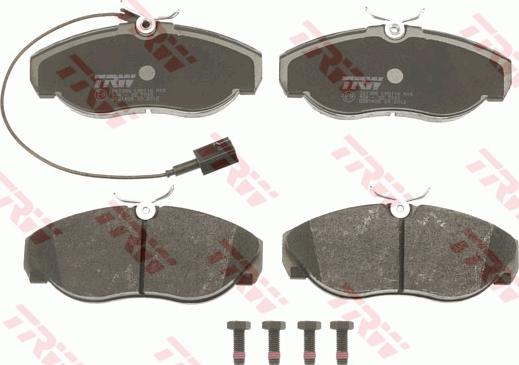 TRW GDB1425 - Brake Pad Set, disc brake autospares.lv