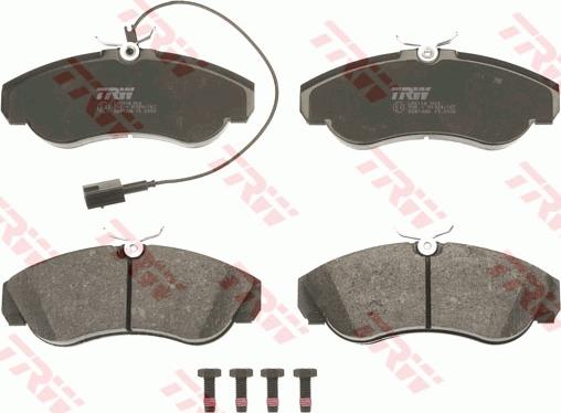 TRW GDB1426 - Brake Pad Set, disc brake autospares.lv