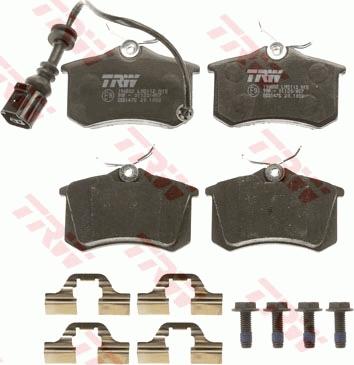 TRW GDB1475 - Brake Pad Set, disc brake autospares.lv