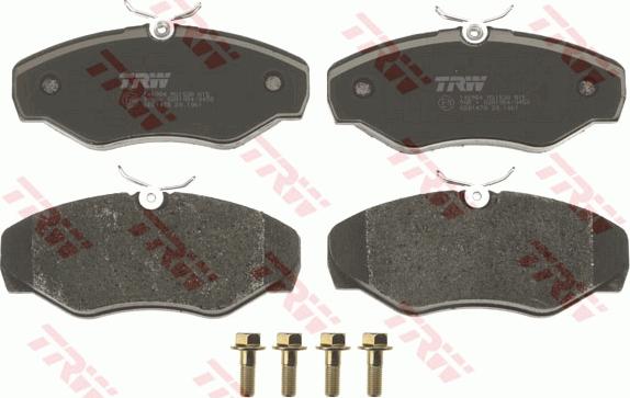 TRW GDB1478 - Brake Pad Set, disc brake autospares.lv