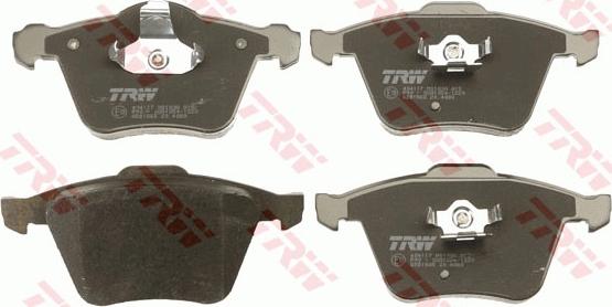 TRW GDB1565 - Brake Pad Set, disc brake autospares.lv