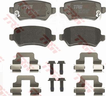 TRW GDB1515DT - Brake Pad Set, disc brake autospares.lv