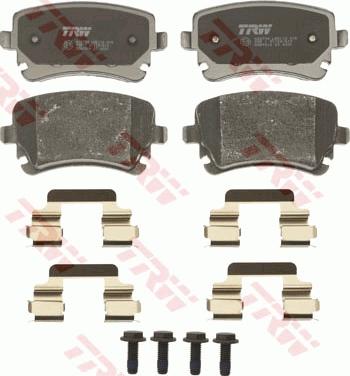 TRW GDB1516 - Brake Pad Set, disc brake autospares.lv