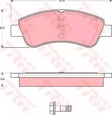 Remsa 840 20 - Brake Pad Set, disc brake autospares.lv