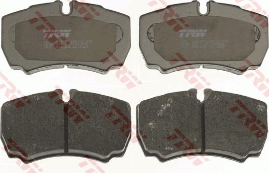 TRW GDB1535 - Brake Pad Set, disc brake autospares.lv