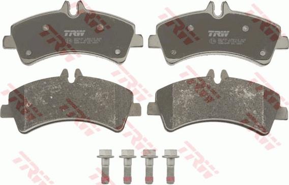 TRW GDB1699 - Brake Pad Set, disc brake autospares.lv