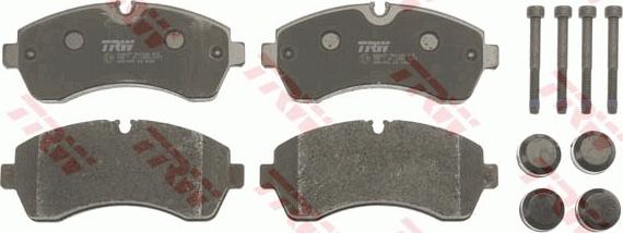 TRW GDB1696 - Brake Pad Set, disc brake autospares.lv