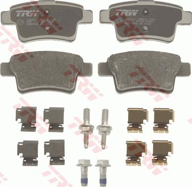 TRW GDB1692 - Brake Pad Set, disc brake autospares.lv