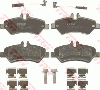 TRW GDB1697 - Brake Pad Set, disc brake autospares.lv