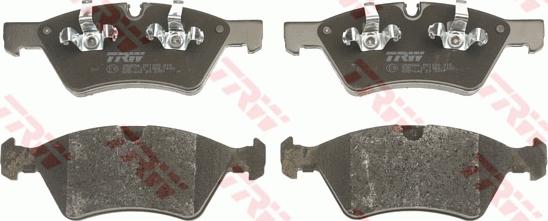 TRW GDB1642 - Brake Pad Set, disc brake autospares.lv