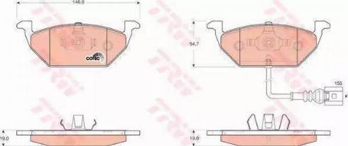 Magneti Marelli 363700201163 - Brake Pad Set, disc brake autospares.lv