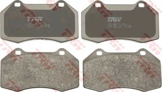 TRW GDB1606 - Brake Pad Set, disc brake autospares.lv