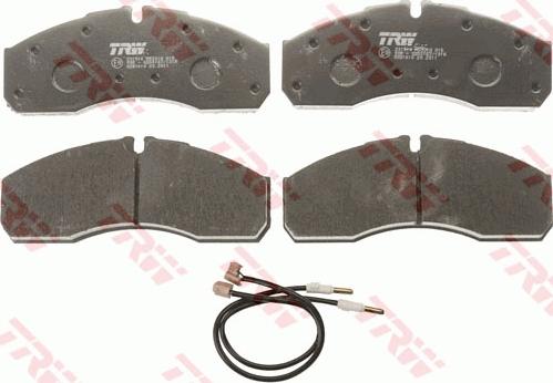 TRW GDB1610 - Brake Pad Set, disc brake autospares.lv