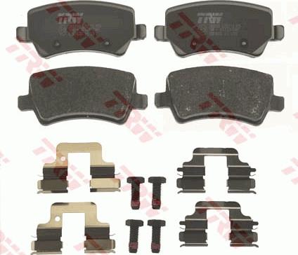 TRW GDB1685 - Brake Pad Set, disc brake autospares.lv