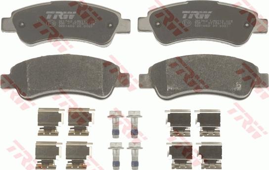 TRW GDB1682 - Brake Pad Set, disc brake autospares.lv