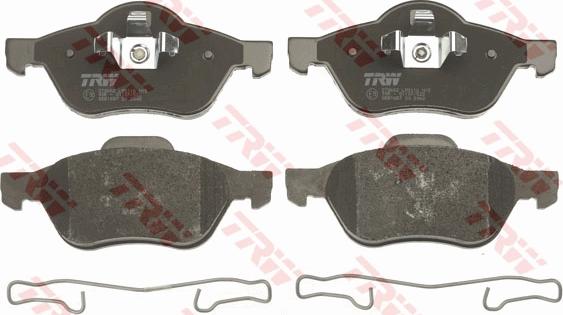 TRW GDB1687 - Brake Pad Set, disc brake autospares.lv