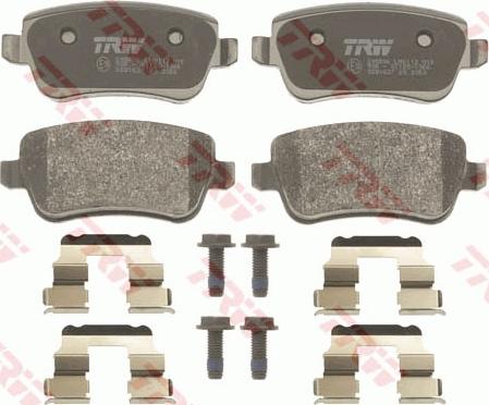 TRW GDB1637 - Brake Pad Set, disc brake autospares.lv