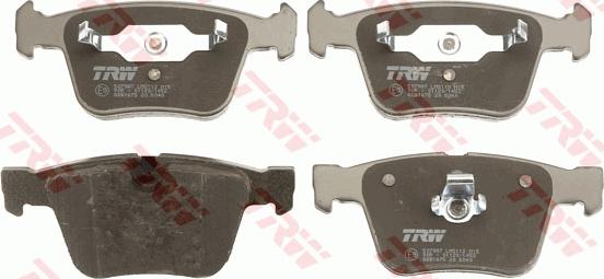 TRW GDB1675 - Brake Pad Set, disc brake autospares.lv