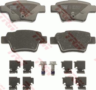 TRW GDB1678 - Brake Pad Set, disc brake autospares.lv