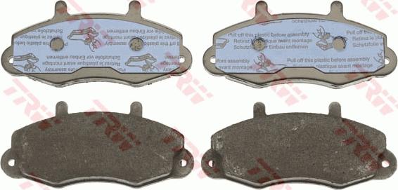 TRW GDB1084 - Brake Pad Set, disc brake autospares.lv