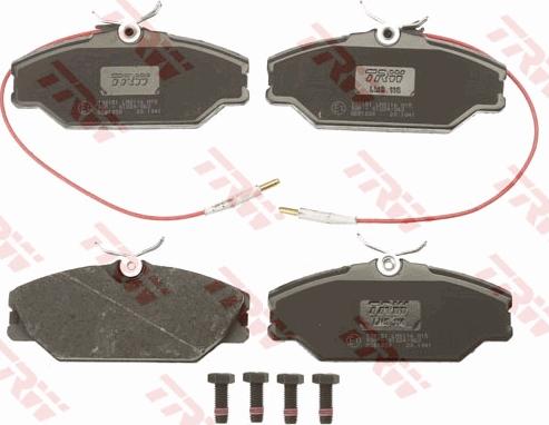 TRW GDB1030 - Brake Pad Set, disc brake autospares.lv