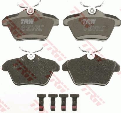 TRW GDB1147 - Brake Pad Set, disc brake autospares.lv