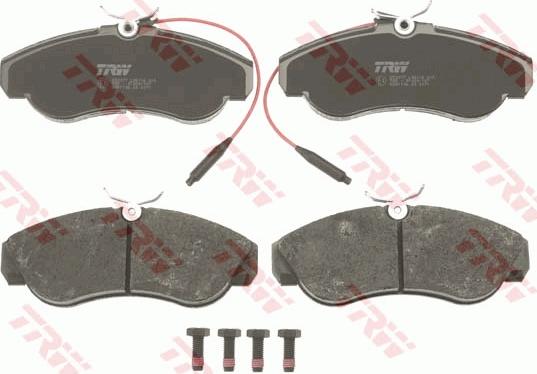 TRW GDB1106 - Brake Pad Set, disc brake autospares.lv