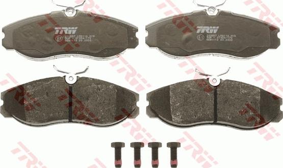 TRW GDB1113 - Brake Pad Set, disc brake autospares.lv