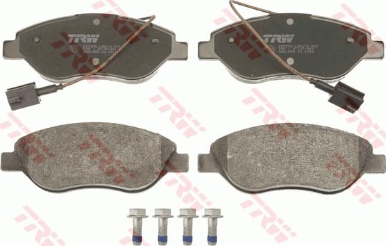 TRW GDB1855 - Brake Pad Set, disc brake autospares.lv