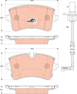 TRW GDB1867 - Brake Pad Set, disc brake autospares.lv