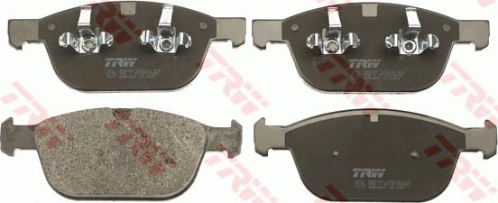 TRW GDB1821 - Brake Pad Set, disc brake autospares.lv