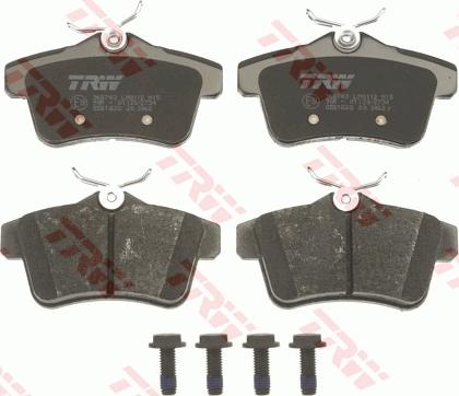 TRW GDB1828 - Brake Pad Set, disc brake autospares.lv