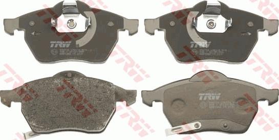 TRW GDB1342 - Brake Pad Set, disc brake autospares.lv